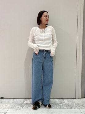 山崎唯伽さん(レディース・162cm)の秋コーディネート