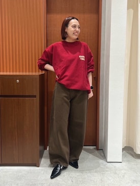 山崎唯伽さん(レディース・162cm)の秋コーディネート