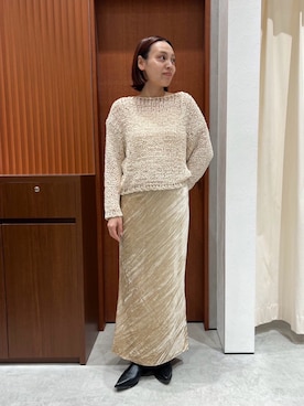 山崎唯伽さん(レディース・162cm)の秋コーディネート