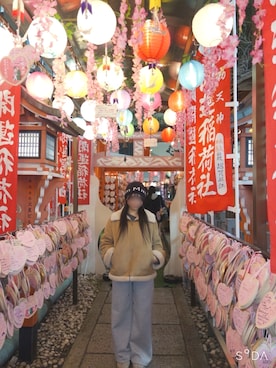 「ダル着」｜chuuunyさん（レディース・152cm）の冬コーディネート