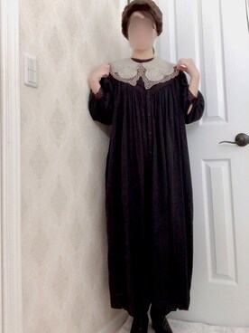 「作家さんハンドメイド」｜R✴︎さん（レディース・159cm）の秋コーディネート