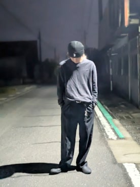 「アイテム（レインシューズ）」を使った、defymanさん（メンズ・173cm）の秋コーディネート