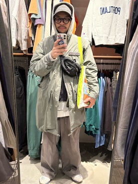 「アイテム（バッグ）」を使った、tukky921215さん（メンズ・170cm）の秋コーディネート