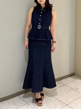 「dazzlin（ダズリン）のアイテム」を使った、shioriさん（レディース・155cm）の春コーディネート