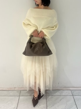 「dazzlin（ダズリン）のアイテム」を使った、shioriさん（レディース・155cm）の冬コーディネート