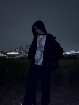 「アイテム（トップス）」を使った、Yuta さん（メンズ・173cm・10代）の秋コーディネート