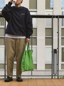 「アイテム（チノパンツ）」を使った、まっしゅさん（レディース・156cm）の秋コーディネート