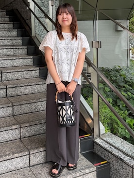 HANNAさん(レディース・156cm)の夏コーディネート