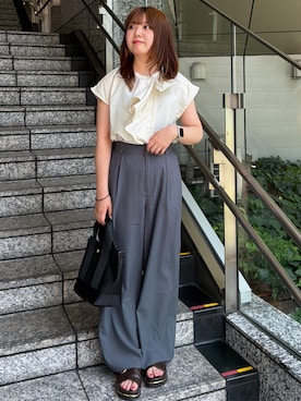 HANNAさん(レディース・156cm)の夏コーディネート