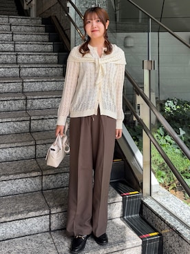 HANNAさん(レディース・156cm)の秋コーディネート