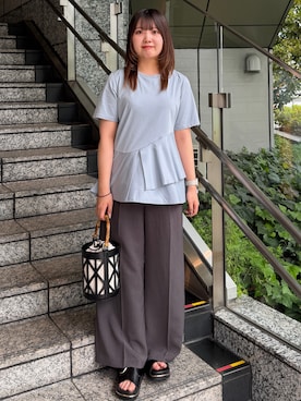 HANNAさん(レディース・156cm)の夏コーディネート