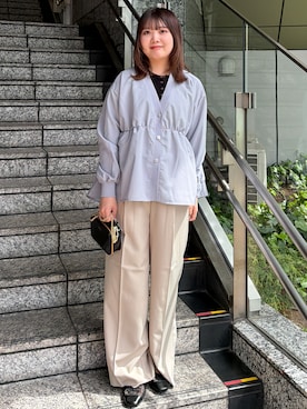 HANNAさん（レディース・156cm）の春コーディネート