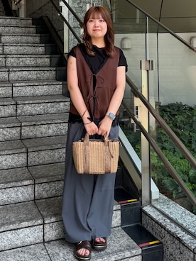 HANNAさん（レディース・156cm）の夏コーディネート