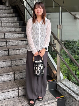HANNAさん(レディース・156cm)の夏コーディネート
