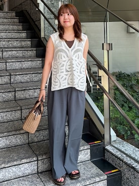 HANNAさん(レディース・156cm)の夏コーディネート