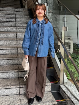 HANNAさん(レディース・156cm)の秋コーディネート