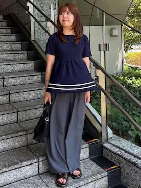 HANNAさん(レディース・156cm)の夏コーディネート