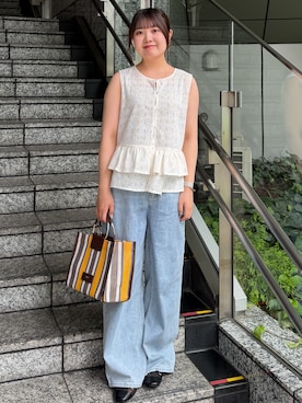 HANNAさん(レディース・156cm)の夏コーディネート