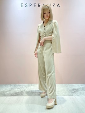 「ESPERANZA（エスペランサ）のアイテム」を使った、mさん（レディース・160cm）の春コーディネート
