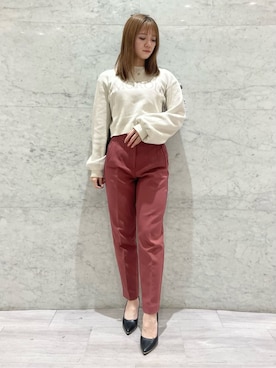 「ESPERANZA（エスペランサ）のアイテム」を使った、mさん（レディース・160cm）の冬コーディネート
