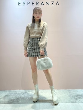 mさん（レディース・160cm）の秋コーディネート