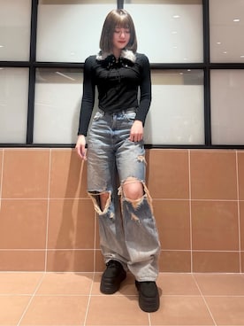 「ESPERANZA（エスペランサ）のアイテム」を使った、mさん（レディース・160cm）の冬コーディネート