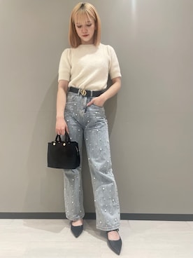 「ESPERANZA（エスペランサ）のアイテム（パンプス）」を使った、mさん（レディース・160cm）の春コーディネート