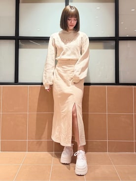 「ESPERANZA（エスペランサ）のアイテム」を使った、mさん（レディース・160cm）の春コーディネート