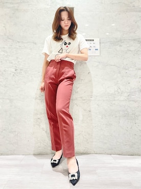 「ESPERANZA（エスペランサ）のアイテム」を使った、mさん（レディース・160cm）の夏コーディネート