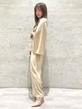 「ESPERANZA（エスペランサ）のアイテム」を使った、mさん（レディース・160cm）の秋コーディネート