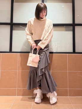 mさん(レディース・160cm)の冬コーディネート