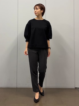 「UNTITLED（アンタイトル）のアイテム」を使った、tsujiさん（レディース・158cm）の秋コーディネート