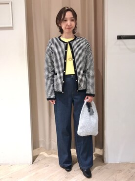 「SOMETHING（サムシング）のアイテム」を使った、kimiさん（レディース・159cm）の秋コーディネート