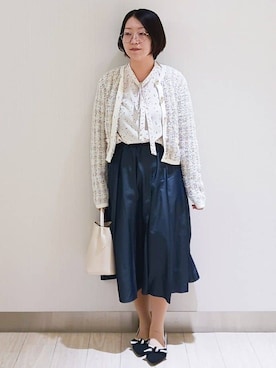 「index（インデックス）のアイテム（バッグ）」を使った、KaHoさん（レディース・151cm）の冬コーディネート