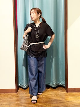 tisaさん（レディース・154cm）の夏コーディネート