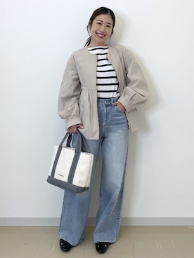 「ブルベ」｜Akiさん（レディース・157cm）の春コーディネート