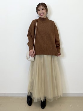 Akiさん（レディース・157cm）の冬コーディネート