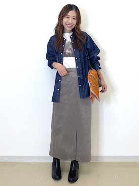 Akiさん（レディース・157cm）の秋コーディネート