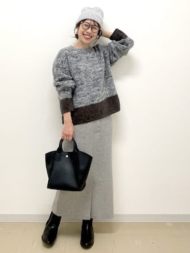 Akiさん(レディース・157cm)の冬コーディネート