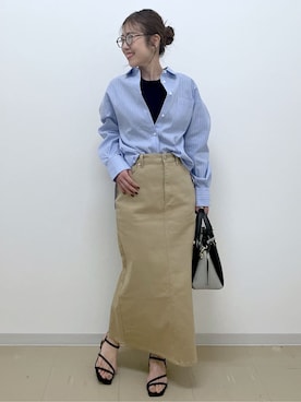 「OPAQUE.CLIP（オペークドットクリップ）のアイテム（バッグ）」を使った、Akiさん（レディース・157cm）の春コーディネート