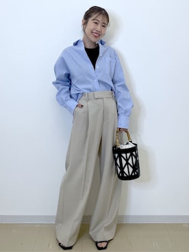 「修学旅行」｜Akiさん（レディース・157cm）の春コーディネート