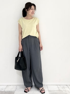 「index（インデックス）のアイテム」を使った、りなさん（レディース・156cm）の夏コーディネート