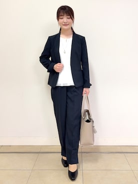 「Reflect（リフレクト）のアイテム（シューズ）」を使った、mikiさん（レディース・153cm）の春コーディネート