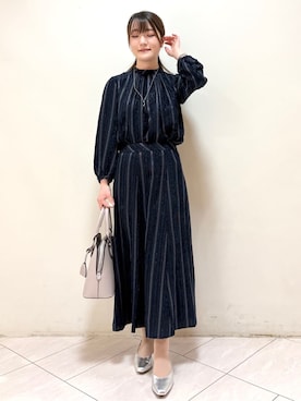 「Reflect（リフレクト）のアイテム（シューズ）」を使った、mikiさん（レディース・153cm）の冬コーディネート