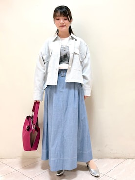 mikiさん（レディース・153cm）の春コーディネート
