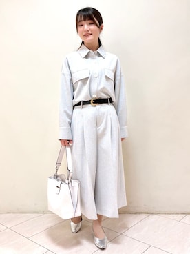 「Reflect（リフレクト）のアイテム（シューズ）」を使った、mikiさん（レディース・153cm）の春コーディネート