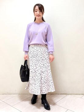 「Reflect（リフレクト）のアイテム（アクセサリー）」を使った、mikiさん（レディース・153cm）の冬コーディネート