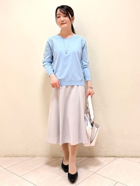 「Reflect（リフレクト）のアイテム（シューズ）」を使った、mikiさん（レディース・153cm）の春コーディネート