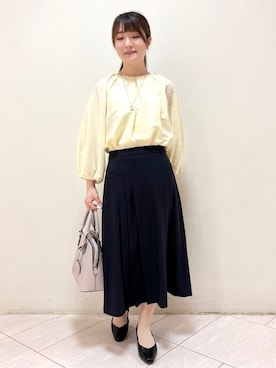 「Reflect（リフレクト）のアイテム」を使った、mikiさん（レディース・153cm）の春コーディネート