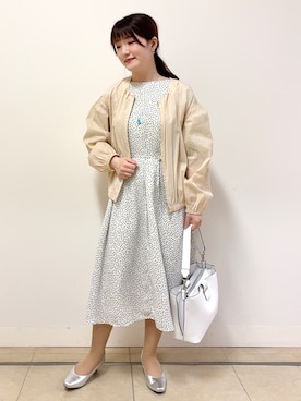 「Reflect（リフレクト）のアイテム（ワンピース/ドレス）」を使った、mikiさん（レディース・153cm）の春コーディネート